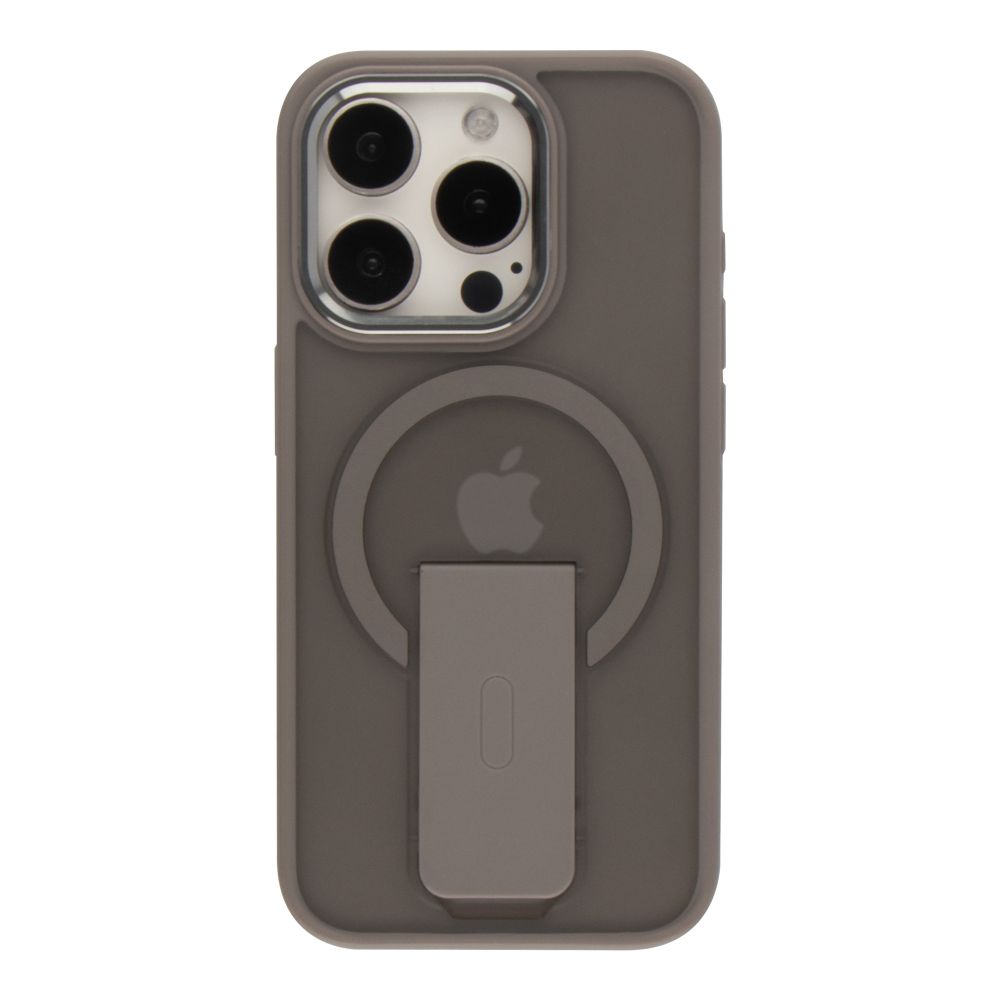Чохол TPU+PC FlexGuard Magnetic Ring Stand для Iphone 16 Pro (Titanium)-0